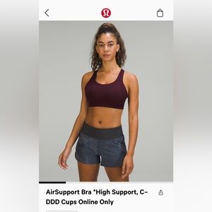 Lululemon AirSupport Bra